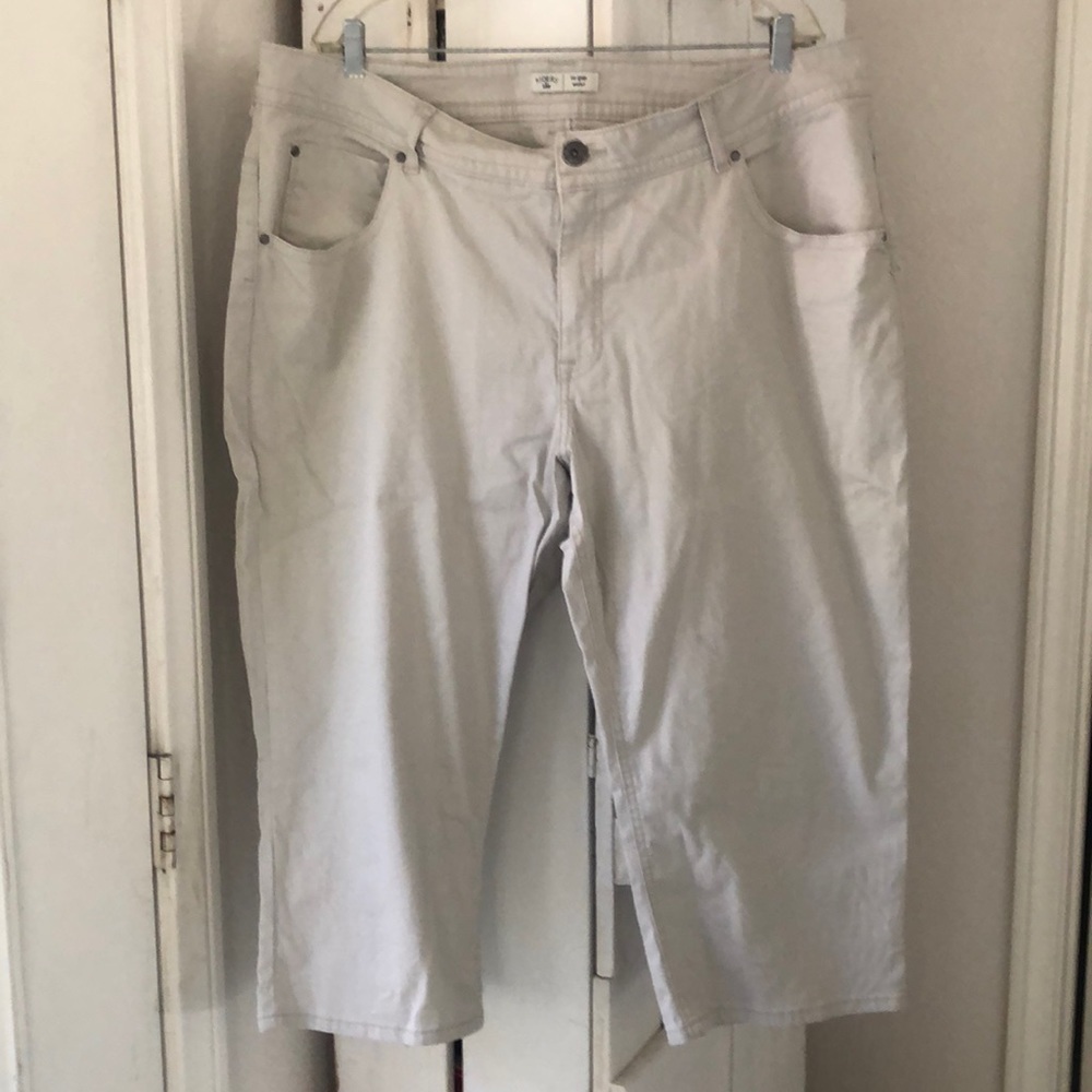 Riders by Lee tan knee knocker pants size 22w